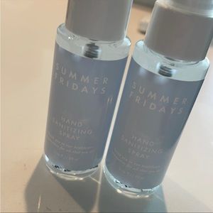 NEW Set of 2 Summer Fridays Hand Sanitizing Spray